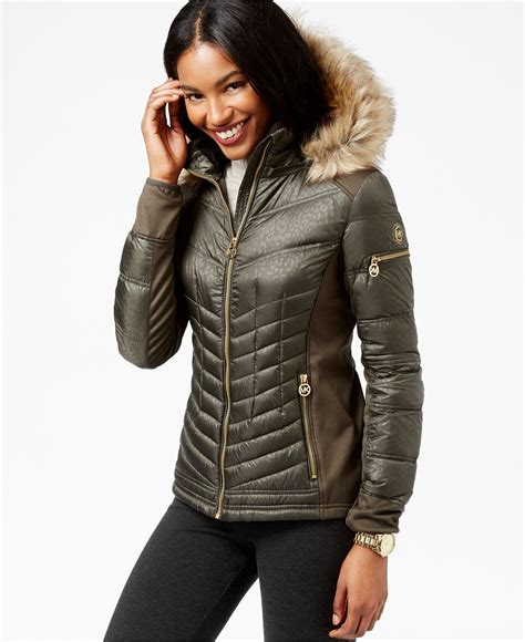 michael kors puffer jacket women's